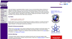 Desktop Screenshot of boulderatheists.org